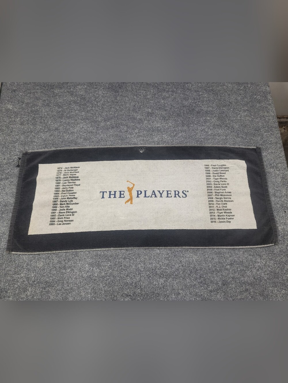 Rare The Players Championship Devant "Winners 1974-2016" Golf Towel